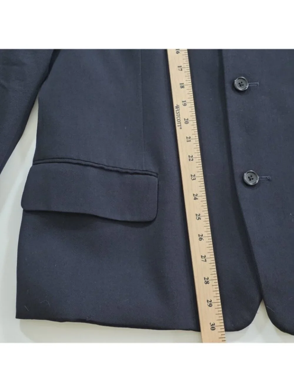 Vtg Y's Yohji Yamamoto Blazer Mens Sz 3/L Black Lined 3B Avant Garde Unisex Edgy